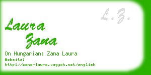 laura zana business card